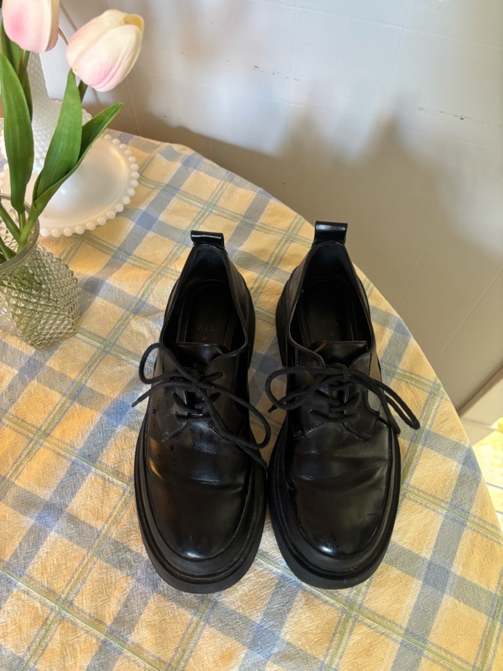 Platform Oxford shoes